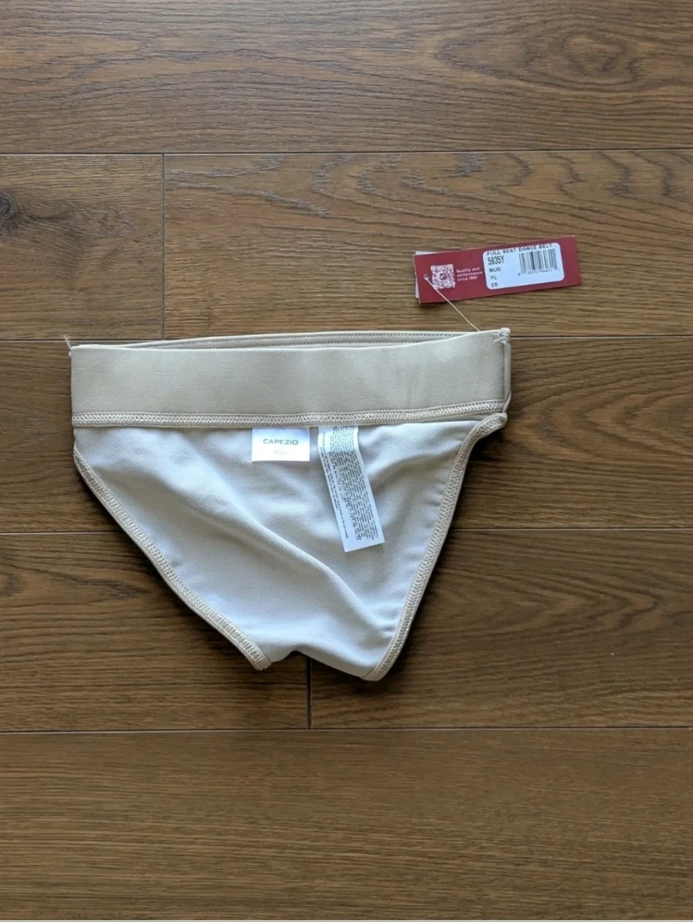Capezio Boys Full-Seat Dance Belt Youth Large Nude NWT
